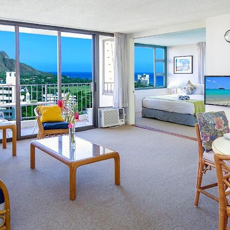 Beautiful 1Br With King Bed, Ocean View, Fast Wi-Fi & Free Parking Leilighet Honolulu Eksteriør bilde