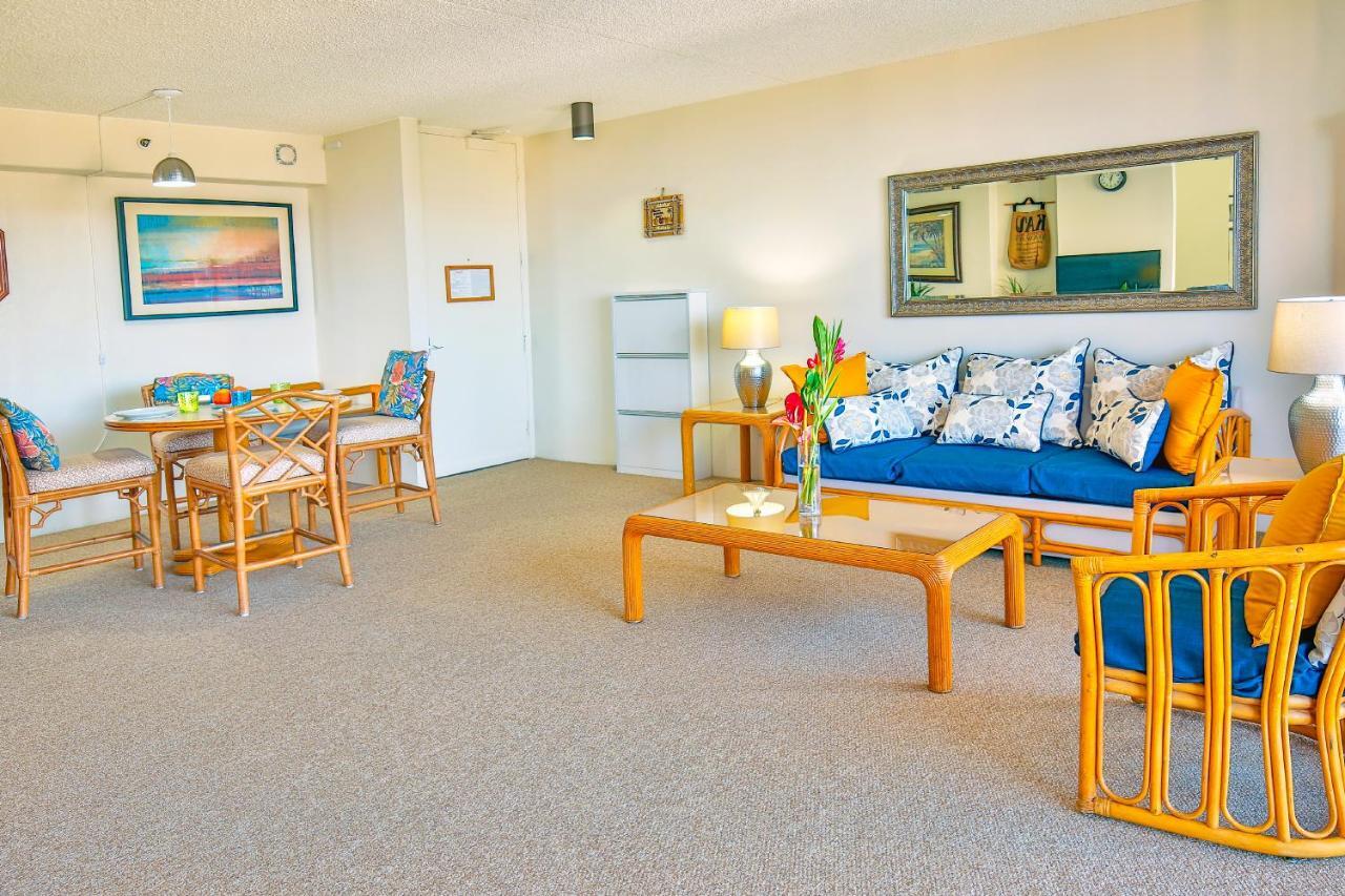 Beautiful 1Br With King Bed, Ocean View, Fast Wi-Fi & Free Parking Leilighet Honolulu Eksteriør bilde